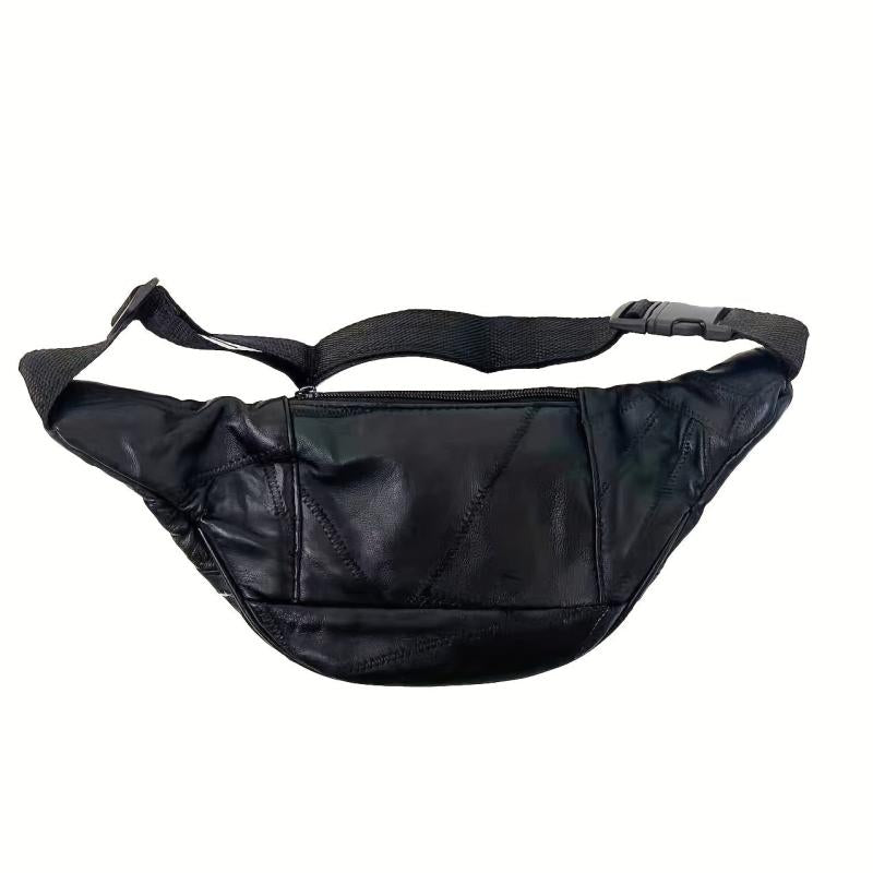 Men's Leather Crossbody Bag Waist Bag Fanny Pack