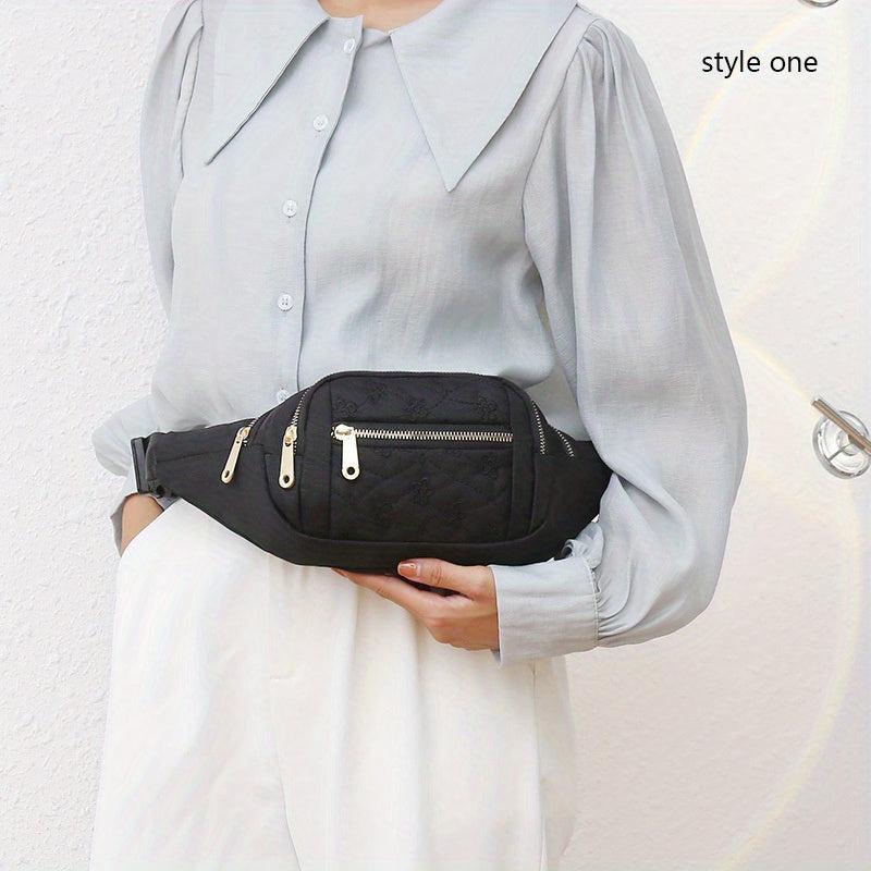 Embroidered Chest Bag Small Waist Bag