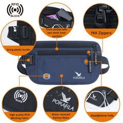 Dark Casual Waist Bag
