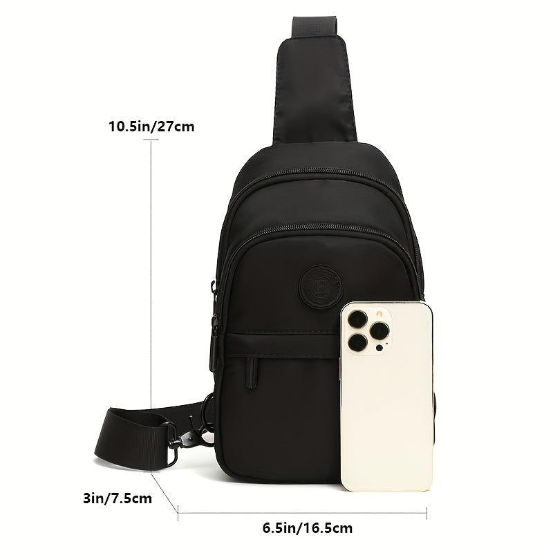 Men's Chest Bag Messenger Bag Large Capacity Shoulder Bag