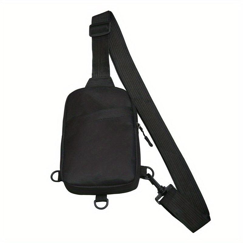 Men's Nylon Crossbody Bag Small Casual Phone Chest Bag Multifunctional Diagonal
