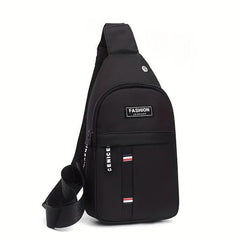 Men's Outdoor Chest Bag Cycling Shoulder Bag Waterproof Small Messenger Bag