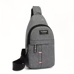 Men's Outdoor Chest Bag Cycling Shoulder Bag Waterproof Small Messenger Bag