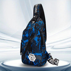 Men's Sports Canvas Messenger Bag Casual All Match