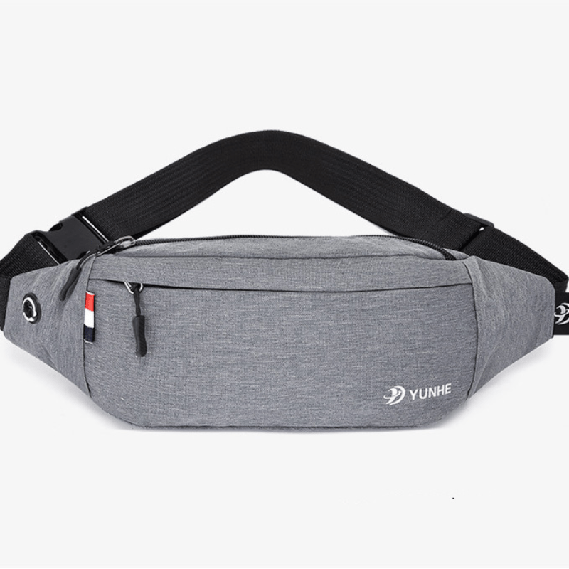 Men's Multifunction Waist Bag with Earphone Hole for Outdoor Running