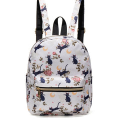 Cat Print Backpack Lightweight Daypack Casual Travel Bookbag