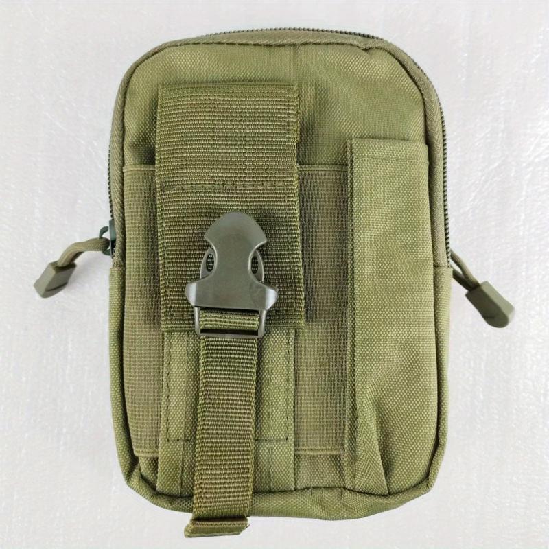 Men's Canvas Small Bag Casual Cell Phone Waist Bag for Travel Work