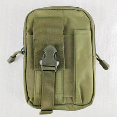 Men's Canvas Small Bag Casual Cell Phone Waist Bag for Travel Work