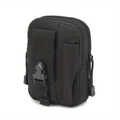 Men's Canvas Small Bag Casual Cell Phone Waist Bag for Travel Work