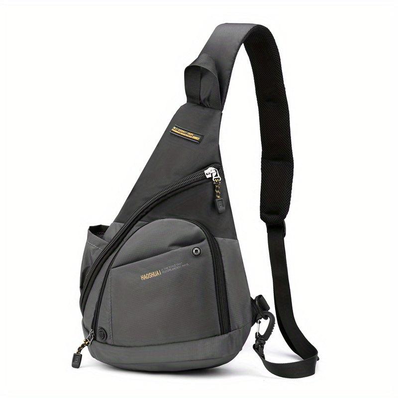 Men's Water Resistant Crossbody Bag for Outdoor Travel