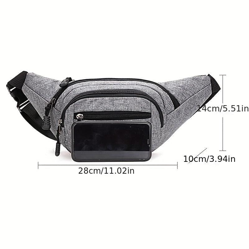 Men's Wear Resistant Fanny Pack for Outdoor Sports