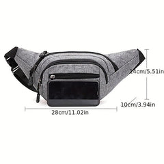 Men's Wear Resistant Fanny Pack for Outdoor Sports