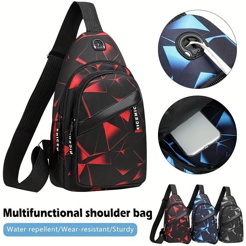 Men's Outdoor Casual Chest Bag Mountaineering Shoulder Bag