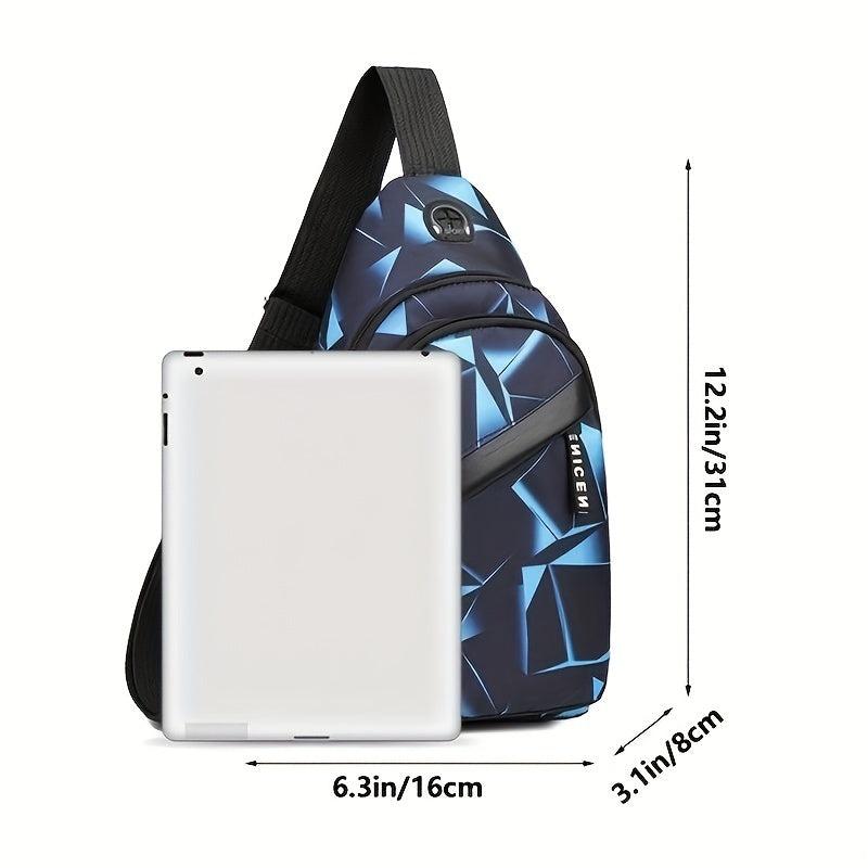 Men's Outdoor Casual Chest Bag Mountaineering Shoulder Bag