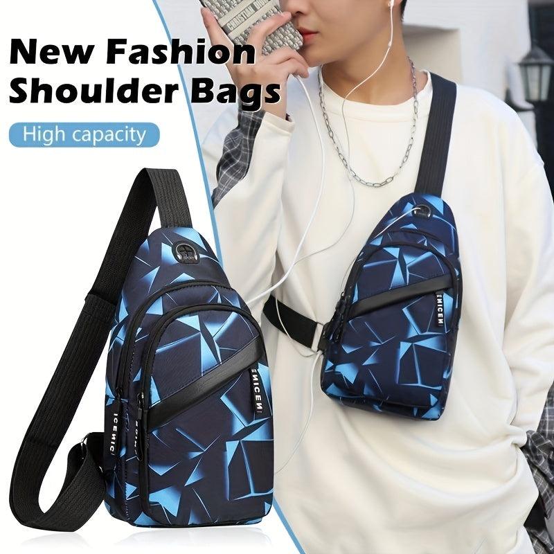 Men's Outdoor Casual Chest Bag Mountaineering Shoulder Bag