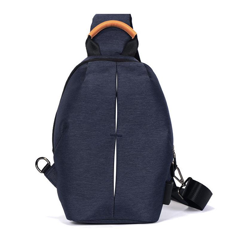 Men's Canvas Casual Outdoor Backpack Shoulder Crossbody Bag