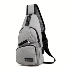 Men's Casual Oxford Cloth Chest Bag For Travel