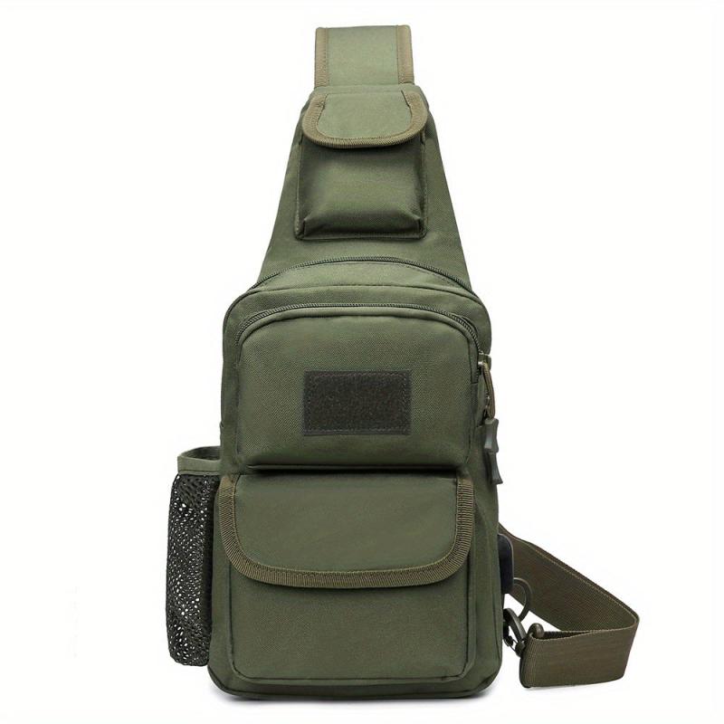 Large Capacity Tactical Backpack Hiking Travel Bag Fishing Bag Outdoor Chest Bag