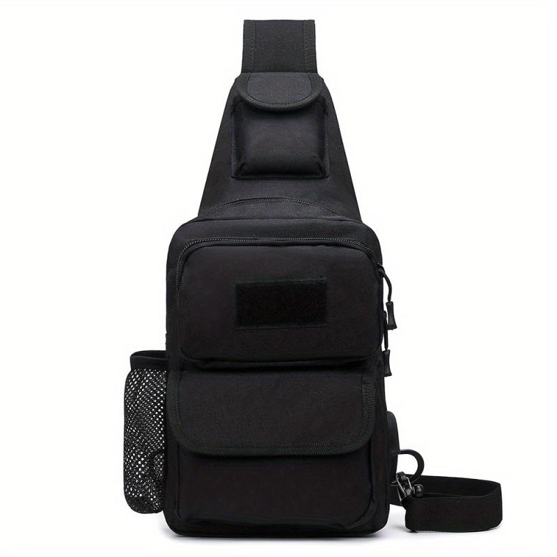 Large Capacity Tactical Backpack Hiking Travel Bag Fishing Bag Outdoor Chest Bag