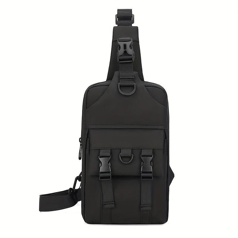 Men's Casual Chest Bag Crossbody Bag Waterproof Shoulder Handbag