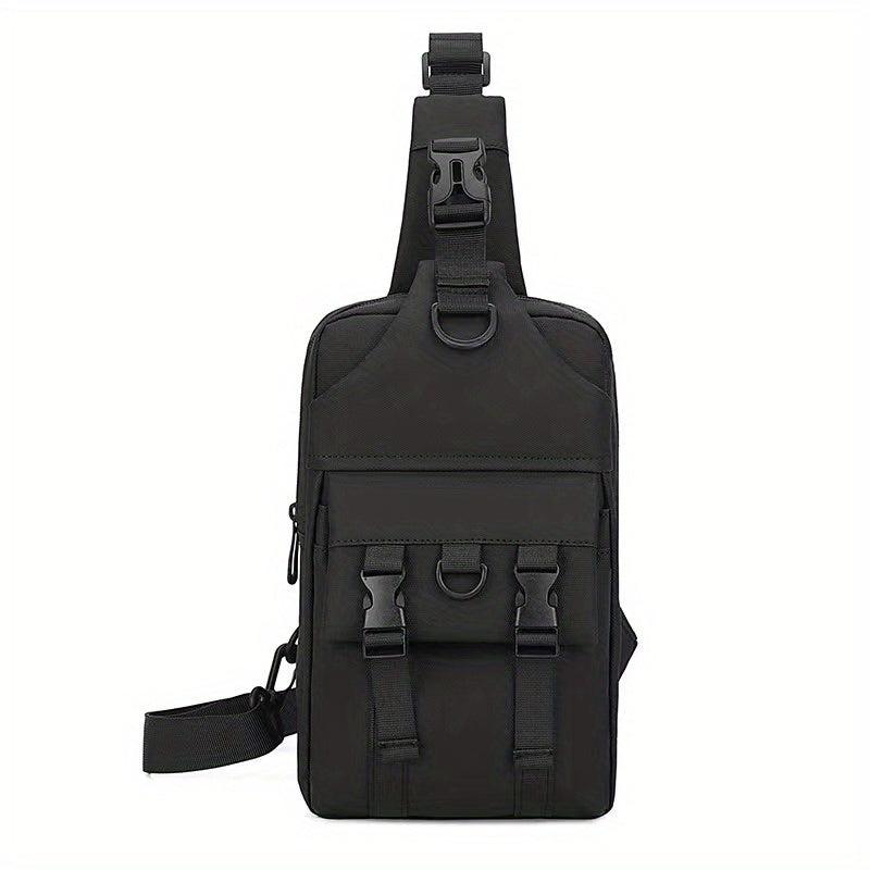 Men's Casual Chest Bag Crossbody Bag Waterproof Shoulder Handbag