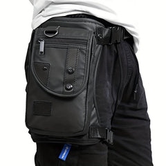 Waterproof Nylon Leg Bag For Men Motorcycle Riding Fanny Pack