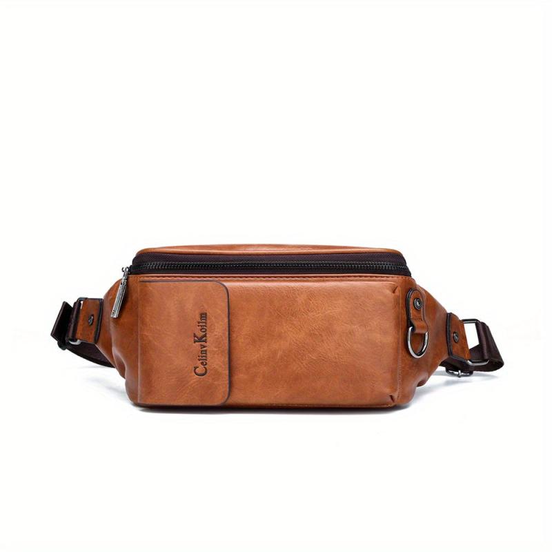 Men's Water Resistant Waist Bag Outdoor Crossbody Shoulder Bag