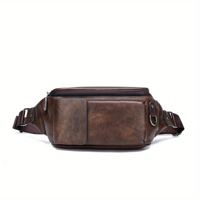 Men's Water Resistant Waist Bag Outdoor Crossbody Shoulder Bag