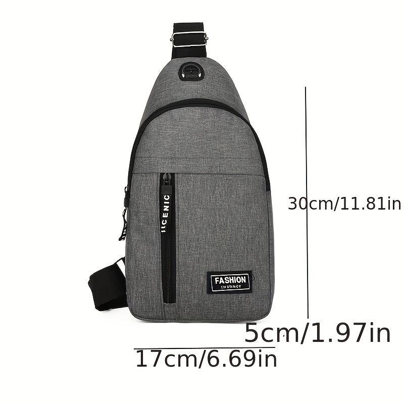 Men's Large Capacity Casual Chest Bag