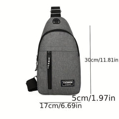Men's Large Capacity Casual Chest Bag