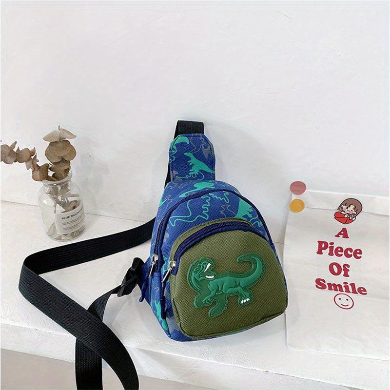 Boys' Dino Waist Bag Kids' Chest Coin Purse