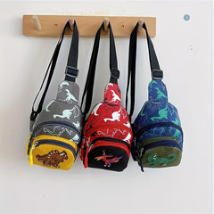 Boys' Dino Waist Bag Kids' Chest Coin Purse