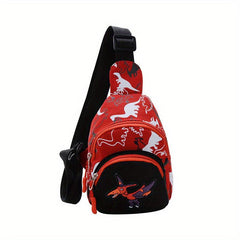 Boys' Dino Waist Bag Kids' Chest Coin Purse