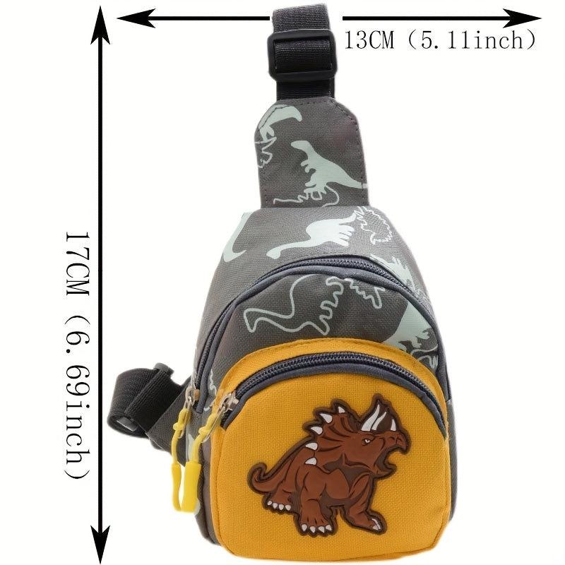 Boys' Dino Waist Bag Kids' Chest Coin Purse