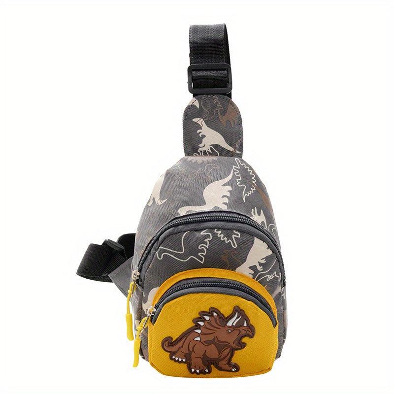 Boys' Dino Waist Bag Kids' Chest Coin Purse