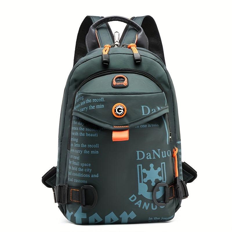 Men's Casual Waterproof Shoulder Bag for Travel Hiking