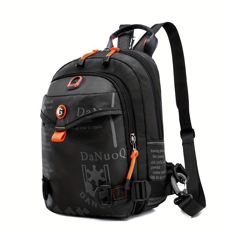 Men's Casual Waterproof Shoulder Bag for Travel Hiking