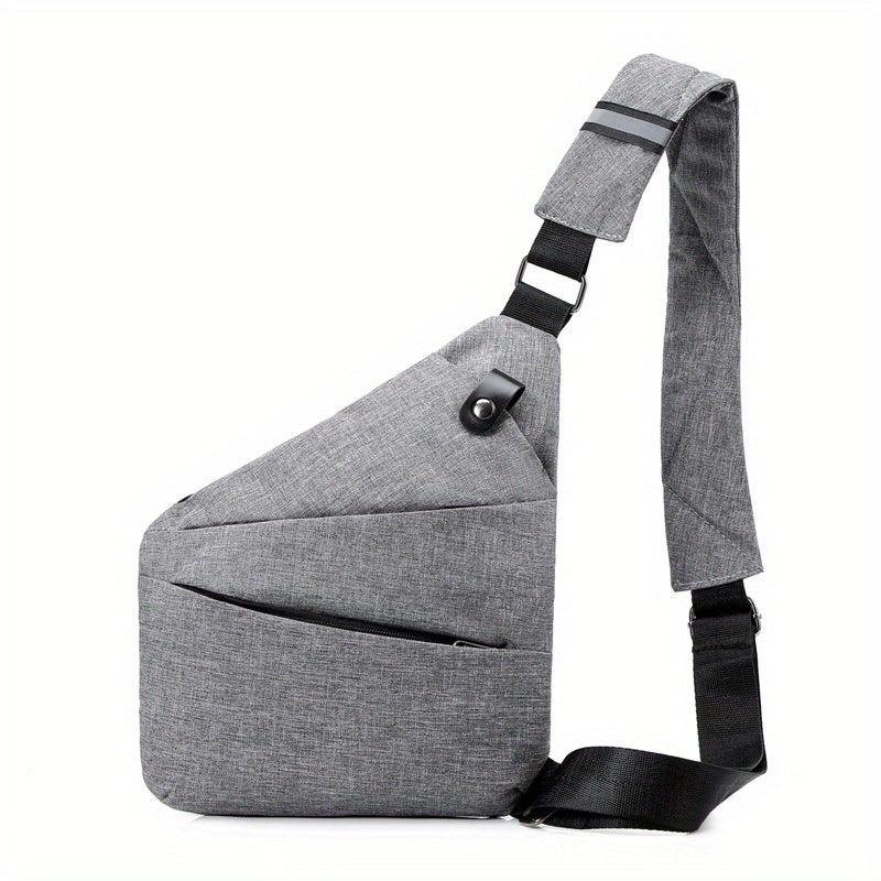 Men's Chest Bag Single Shoulder Crossbody Travel Backpack
