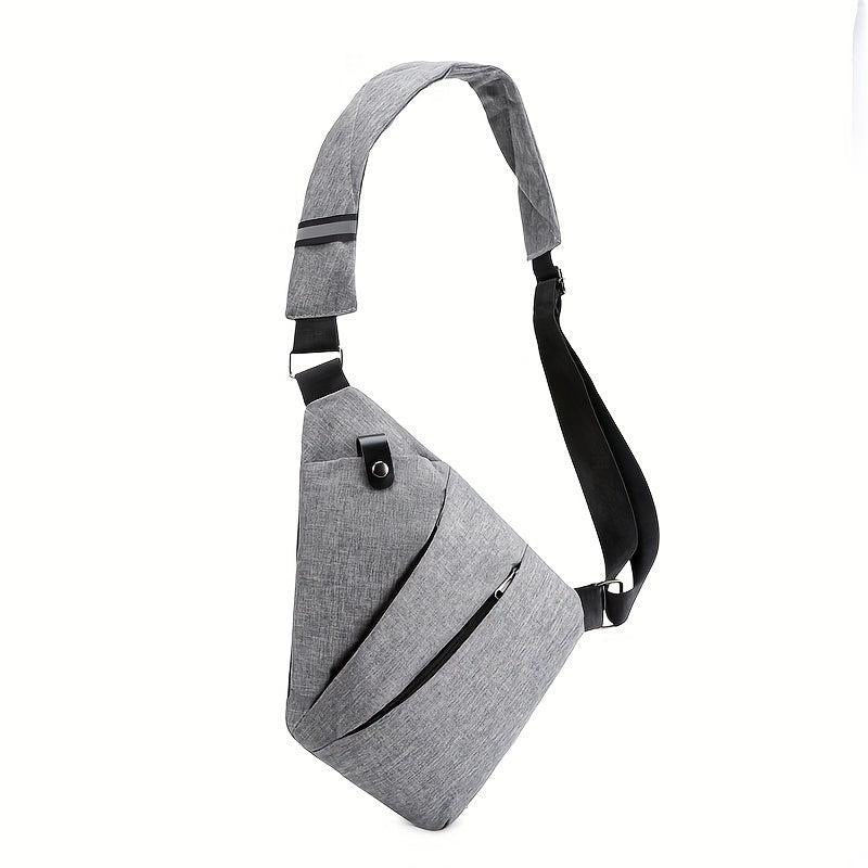 Men's Chest Bag Single Shoulder Crossbody Travel Backpack
