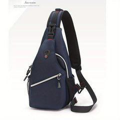 Men's Chest Bag Casual Lightweight Large Capacity Use Messenger Bag