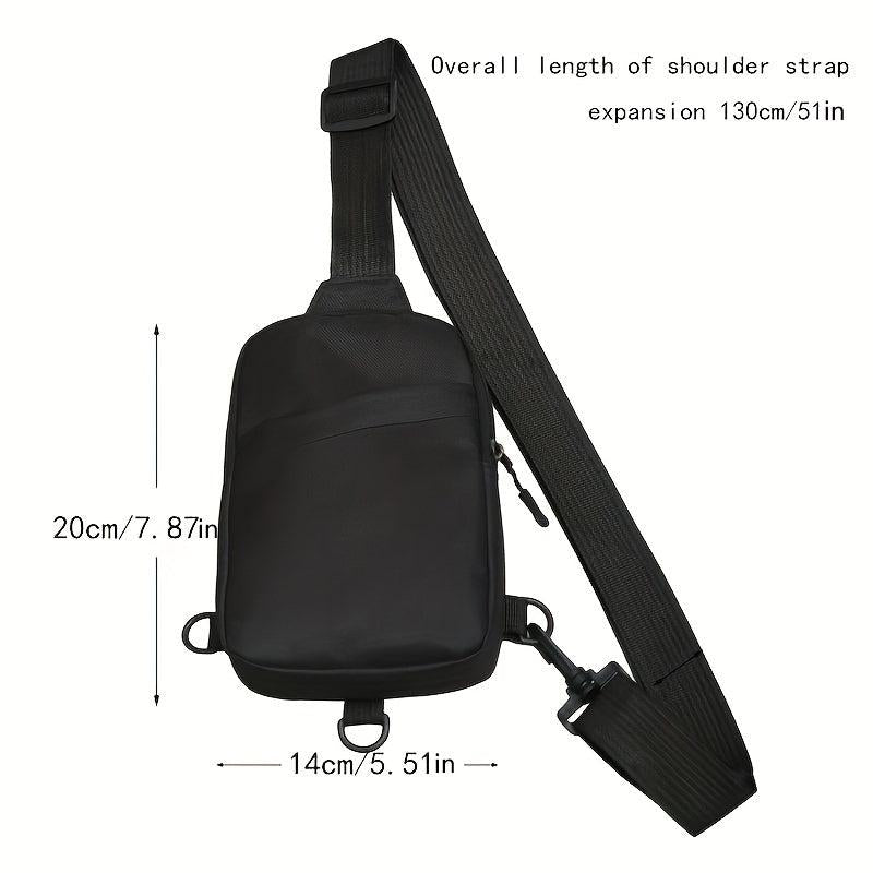 Men's Crossbody Bag Lightweight Shoulder Bag for Hiking Travel