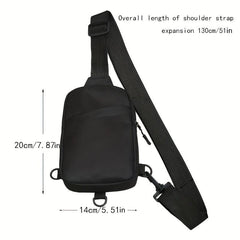 Men's Crossbody Bag Lightweight Shoulder Bag for Hiking Travel
