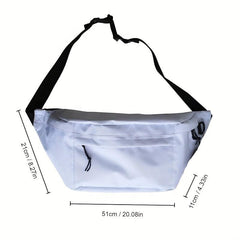 Solid Chest Bag Outdoor Sports Bag For Runing Hiking Crossbody Bag