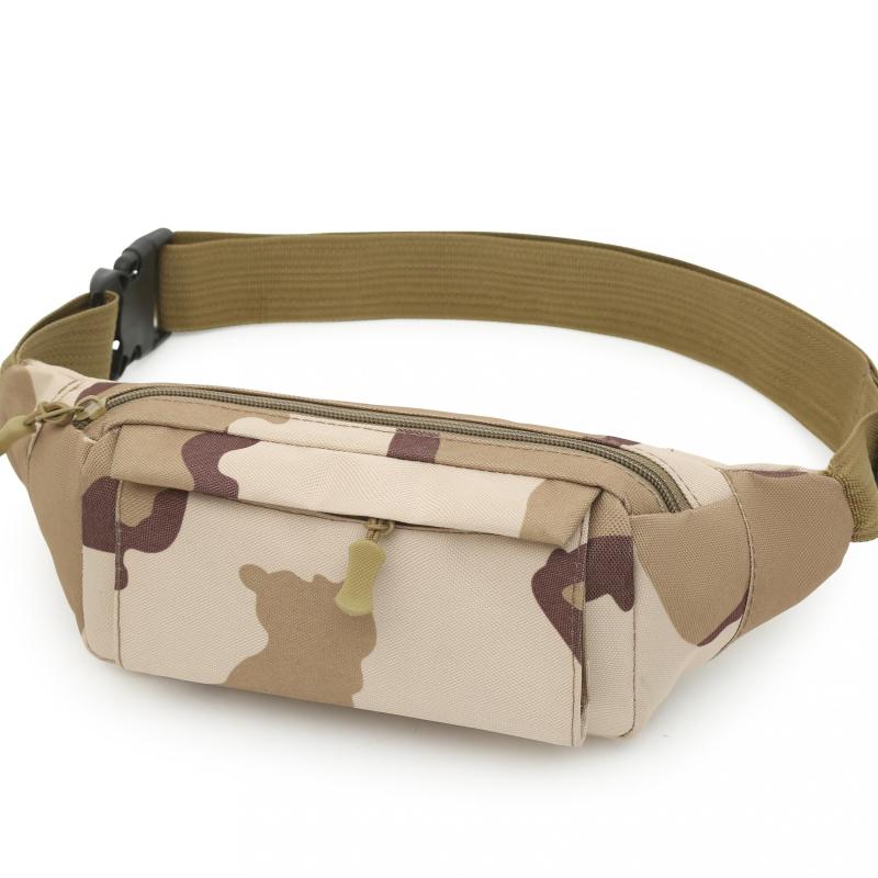 Men's Waist Bag Mobile Phone Bag Outdoor Camouflage Shoulder Cross Bag