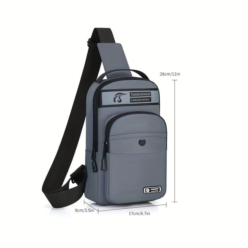 Men's Chest Bag Messenger Bag Large Capacity Crossbody Bag