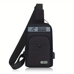 Men's Chest Bag Messenger Bag Large Capacity Crossbody Bag