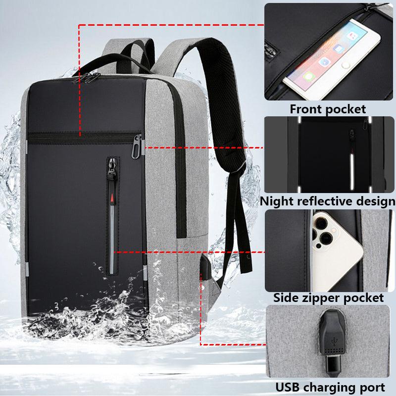 Canvas Laptop Backpack Lightweight Travel Daypack