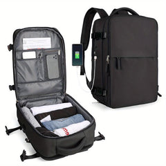 Functional Travel Backpack Laptop Schoolbag Lightweight Business Trip Bag