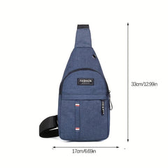 Outdoor Chest Bag Nylon Crossbody Sling Backpack