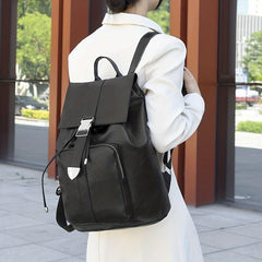 Vintage Niche Solid Backpack Lightweight Travel Daypack